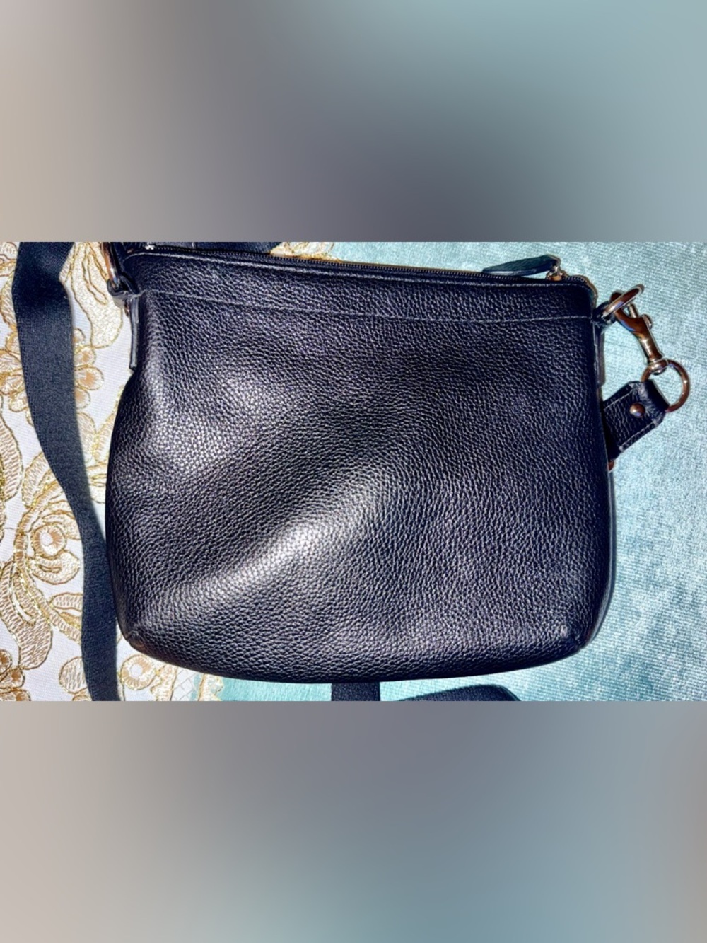 Coach Swingpack Black Crossbody Bag - Picture 3 of 6